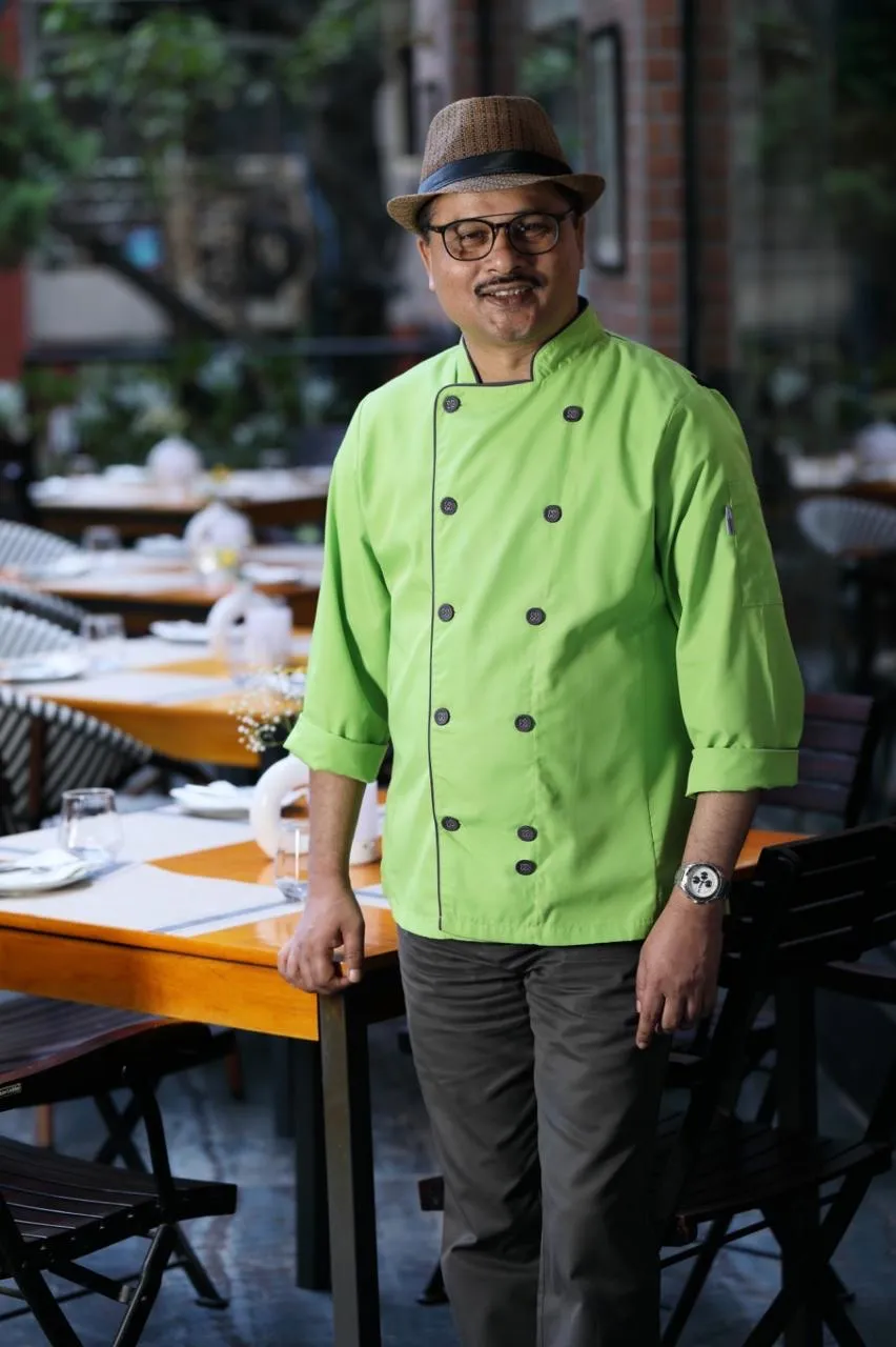 Portrait of Chef-Entrepreneur Abhijit Saha at Rosmarino, Indiranagar, Bengaluru