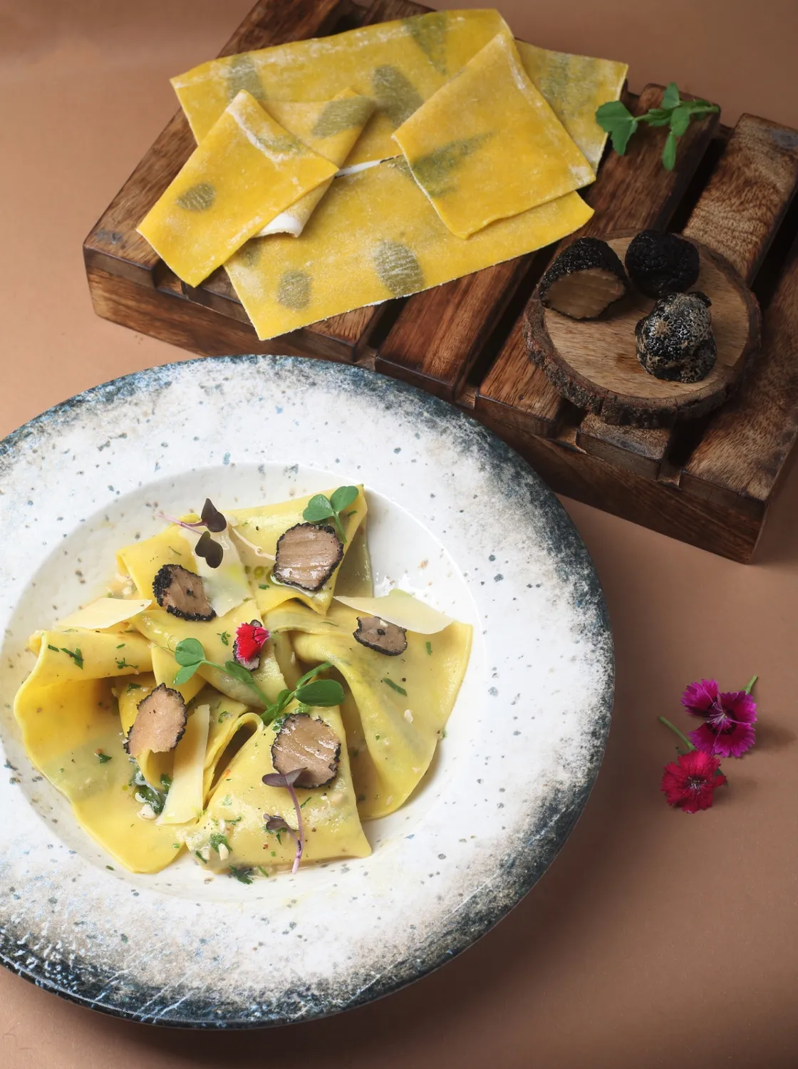 Handmade pasta at Rosmarino, Indiranagar